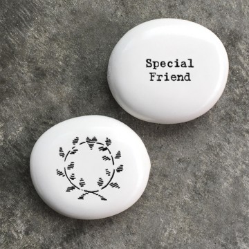 Porcelain Pebble | Special friend
